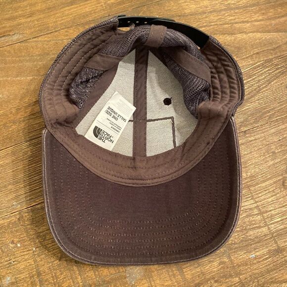 The North Face Baseball Cap Hat Snapback Adjustable OS Mesh Back Discolored OS - Picture 2 of 4